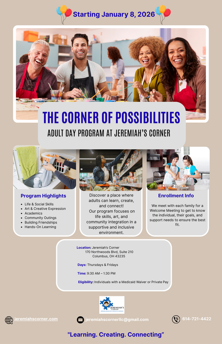 The Corner of Possibilities — Adult Day Program