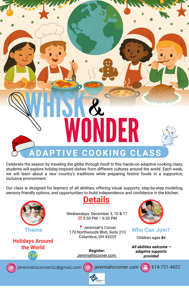 Whisk & Wonder Adaptive Cooking Class -Master Mixer (Ages 7+)